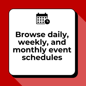 upcoming events